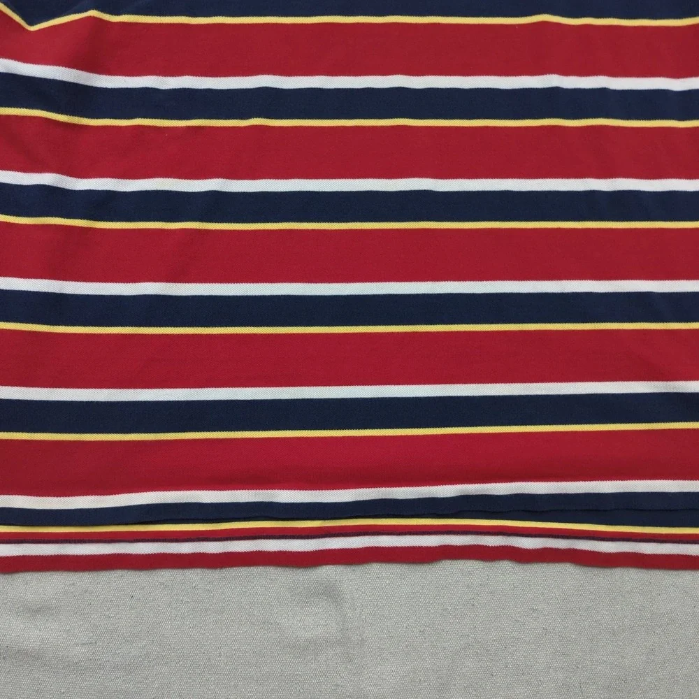 Polo Ralph Lauren Shirt Mens 2XLB Red Striped Casual Preppy